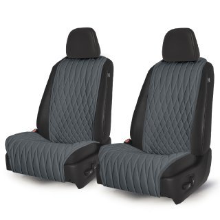 Накидки на сидения Комплект передних накидок (Серый) Ромб 2