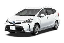 Eva коврики для Toyota Prius Alpha I (ZVW40/41) правый руль рестайлинг 5 мест (2014-2021)